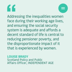 Guest Blog: Why do older women in Scotland experience further financial inequality?